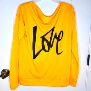 Yellow Long Sleeve Sweater